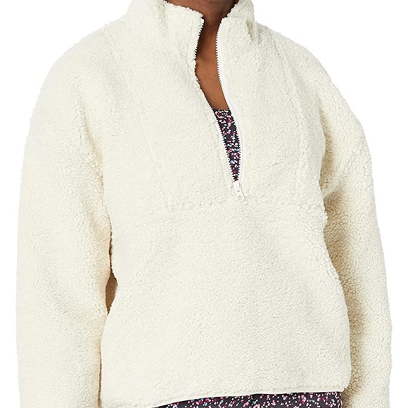 bandier x sincerely jules the holly half zip sweatshirt - Picture 4 of 9